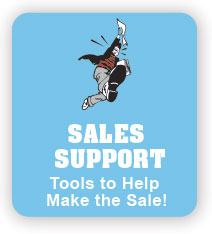 Button for Sales Support Login Screen